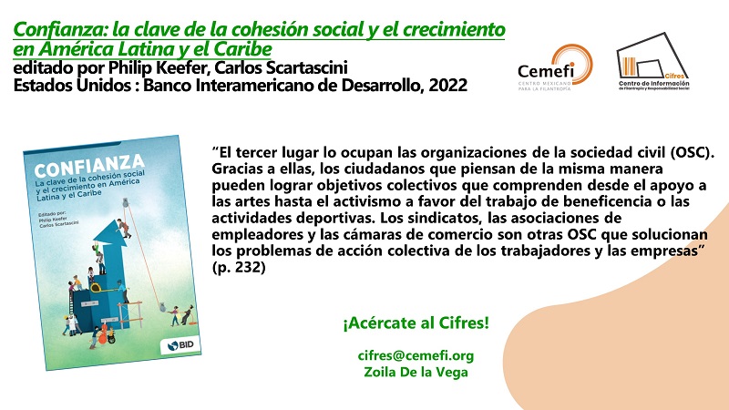 Te invitamos a leer &ldquo;Confianza: la clave de la cohesi&oacute;n social&rdquo;
